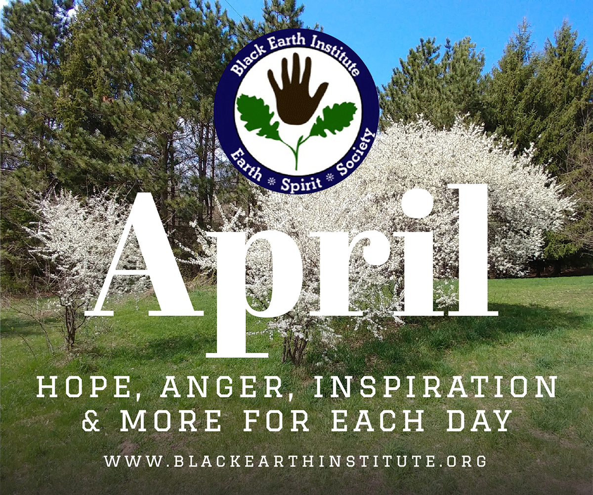 April: Hope, Anger, Inspiration & More for each day