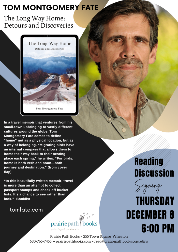 Tom Montgomery Fate Book Signing Event Black Earth Institute